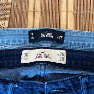 2 Pairs of Size 3 Hollister Jeans